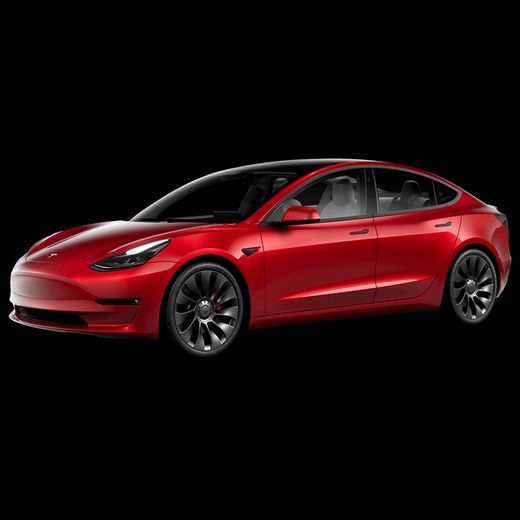 TintedTeslaRed not tinted